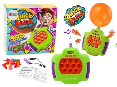 Zdjęcie produktu dla Leantoys Pop-It – elektroniczna gra zręcznościowa na konsolę: Wybuchające balony