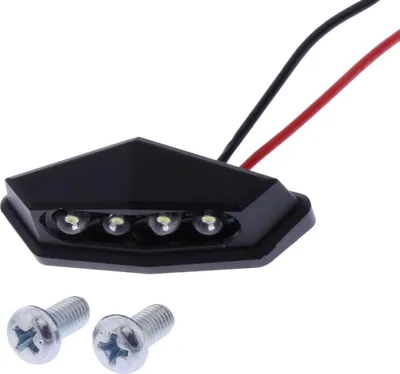 Zdjęcie produktu dla Oświetlenie tablicy rejestracyjnej JMP LED czarne 20x46x18mm