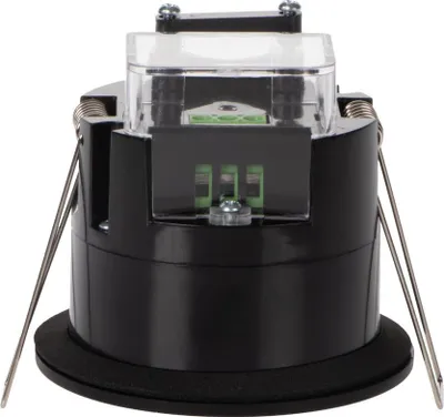 Productafbeelding van Inbouw bewegingssensor met microgolftechnologie, zwart, 6 meter bereik, IP54/20, PRESENSOR, Kanlux
