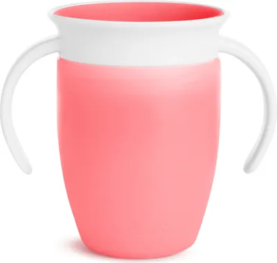 Obrázok produktu pre Munchkin - Juniorský netečúci hrnček 360° s ušami 207 ml-ružový