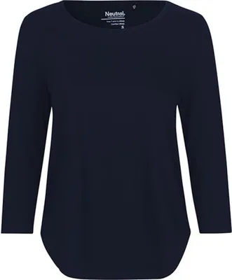 Produktbild von Neutral O81006 | Damen Three Quarter Sleeve T-Shirt - 3/4-Ärmel - Farbe: Navy - Größe: L