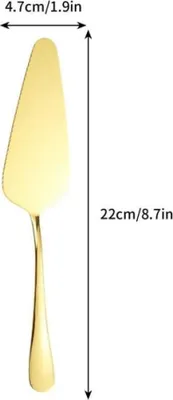 Produktbild von Tortenheber-Set aus Edelstahl – inklusive Schneider und Servierspatel für Kuchen, Torten, Desserts und besondere Anlässe wie Hochzeiten