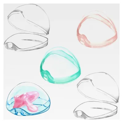 Produktbild von Schnullerbox für Babys, 4 Stück, universelle Schnullertasche für unterwegs, Schnullerhalter Etui, Aufbewahrungsbox für Schnuller