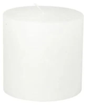 Obrázok produktu pre Značková sviečka Stumpenkerze, priemer 10 × 10 cm, biela, doba horenia cca 110 hodín.