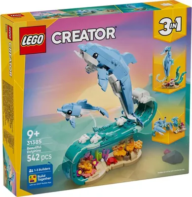 Obrázek produktu pro LEGO Creator 3 v 1 Mořská zvířata Nádherní delfíni 31385