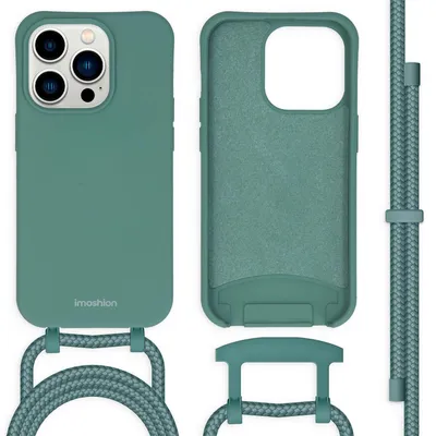 Imagen del producto de Funda colorida con correa removible para Apple iPhone 14 Pro - Verde oscuro