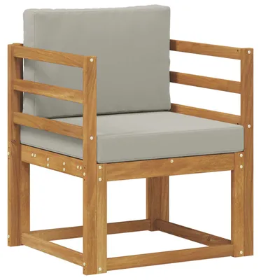 Produktbild von vidaXL Outdoor-Sofa Massives Akazienholz und Polyester