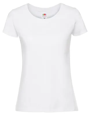 Produktbild von Fruit of the Loom - "Iconic 190" T-Shirt für Damen LT6250 (S) (Weiß)