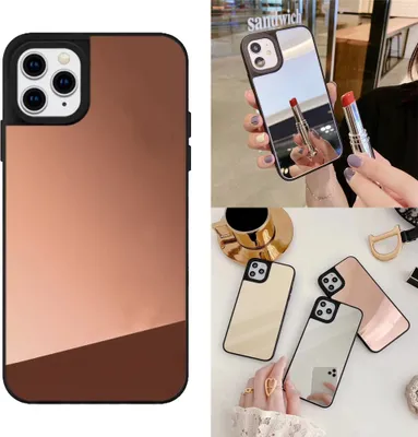 Produktbild von Hülle für Apple iPhone 11 - Spiegel Handyhülle Schutzhülle Case - Rosegold