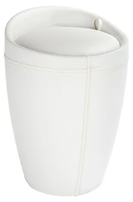 Immagine prodotto di WENKO sgabello bagno sedile 20 L spazio di archiviazione lavanderia cesto raccoglitore di stoccaggio CANDY WC