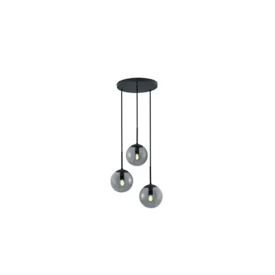Zdjęcie produktu dla Żyrandol BALINI antracyt Trio 308590342