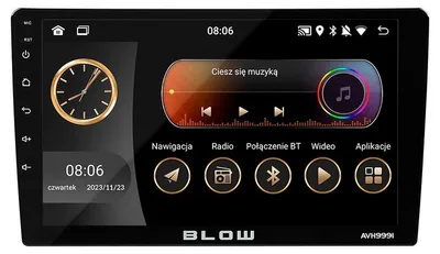 Image de Blow RADIO AVH-9991 1DIN 9 ANDROIDWIFIGPS CARP