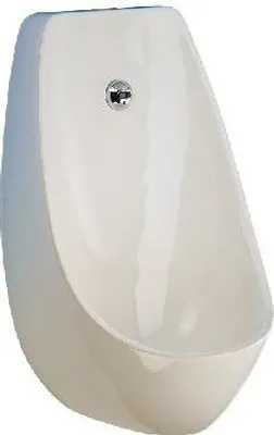 Produktbild von Sanela Sensorurinale - Pissoir Domino mit Infrarot-Spülvorrichtung mit Elektronik ALS, Betriebsspannung 6V (Batterien), weiß SLP 17B