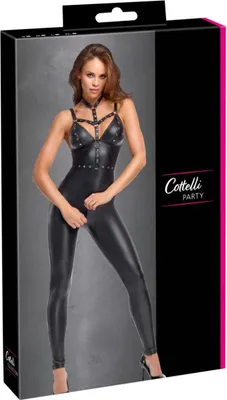 Produktbild von Cottelli Collection – Overall Mit Harness – Schwarz