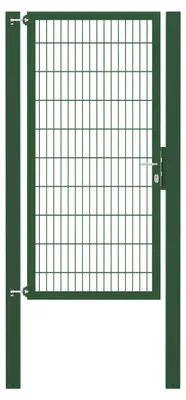 Immagine prodotto di Alberts 649692 Cancello singolo Flexo con accessori, verde, larghezza 100 cm, altezza 200 cm