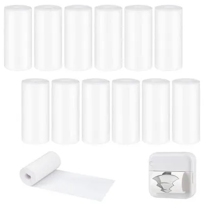 Zdjęcie produktu dla Papier termiczny rolki 57MM x 6M biały do drukarki 12 szt