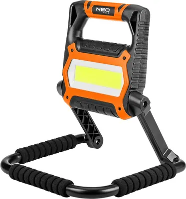Produktbild von NEO TOOLS Akku Inspektionslampe & COB Arbeitsleuchte – Faltbar, Wiederaufladbar mit Powerbank & Winkelverstellung