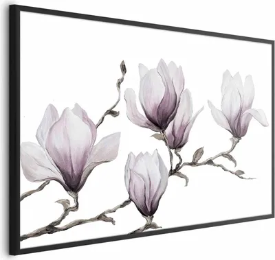 Produktbild von Posterpapier Poster - Painted Magnolias 42x29.7 cm Blumen b-A-0541-ao-a