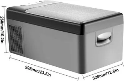 Image de Glacière électrique pour voiture 12 V - 15 litres - 230 V - pour le transport en voiture