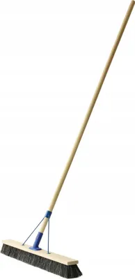Image de Manche à balai - 100 cm - Avec embout - Pour balai de rue