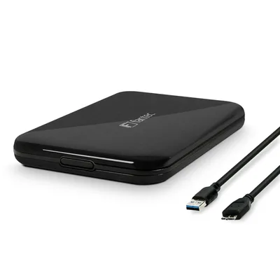 Image de Fantec 1495 FANTEC ALU-25 U3 schwarz 2,5  USB 3.0