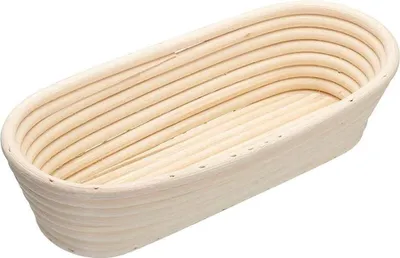 Produktbild von Ovale Rattan-Ruheschale für Brot und Teig - ideal zum Gehenlassen von Teig