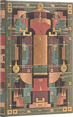 Produktbild von Paperblanks Lion's Den Sybil Pye Bindings Hardcover MIDI Lined Elastic Band Closure 144 Pg 120 GSM