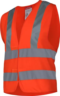 Produktbild von Warnweste 4 Streifen, Orange, "L", Ce, Lahti