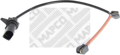 Produktbild von MAPCO 56829 Warnkontakt Bremsbelagverschleiß 361mm Vorne Links für AUDI A6 Avant (4G5, 4GD, C7) Q5 (8RB) A6 Limousine (4G2, 4GC, C7) A7 Sportback
