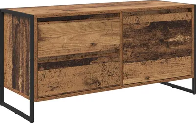 Obrázek produktu pro vidaXL TV skříňka z regenerovaného dřeva 100 x 36 x 49,5 cm materiál na bázi dřeva