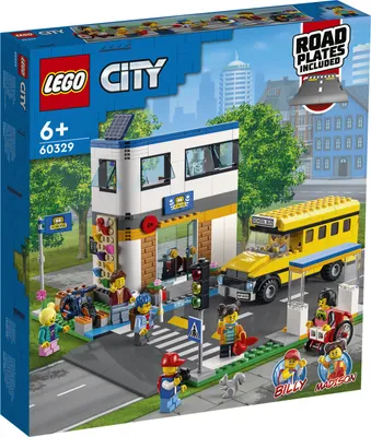 Immagine prodotto di LEGO® 60329 LEGO® City 60329 Schule mit Schulbus Bausatz