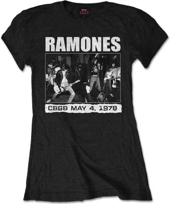 Obrázek produktu pro Ramones - CBGB 1978 Dámské tričko X-Large - černé