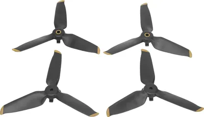 Obrázek produktu pro 2 páry vrtulí RC dronů 3 lopatky rychloupínací náhrada pro FPV ComboGold Edge