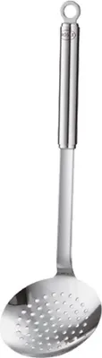 Image de Rösle Rösle Rundgriff Schaumlöffel flach, grob gelocht 12 cm 10652 100652 4004293106520