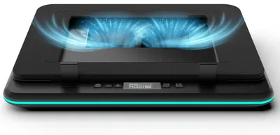 Productafbeelding van Laptop cooler Laptopkoeler - 4 ventilatoren - 4000 rpm - RGB - Zwart