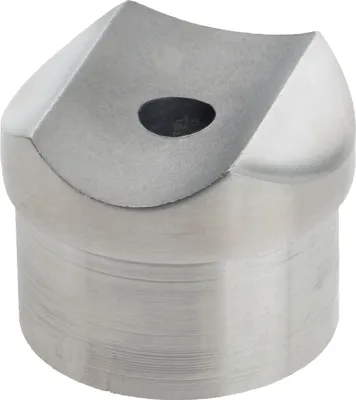 Produktbild von CROSO Adapter für Rohr ø 42,4 x 2,0mm,Sattelmaß 42,4mm,Höhe 18 mm,Edelstahl V2A