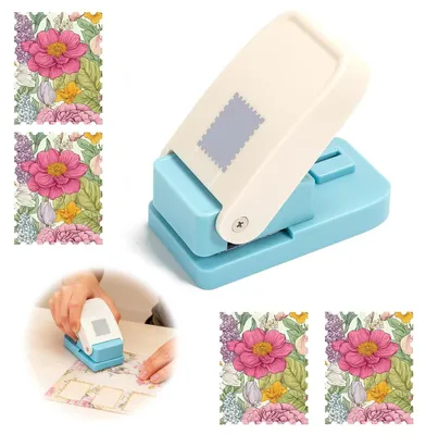 Produktbild von Motivlocher 2.5x2.5 cm, quadratisch, manuell, für Scrapbooking