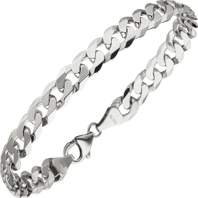 Produktbild von JOBO Panzerarmband 925 Sterling Silber 21 cm Armband Silberarmband