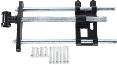 Immagine prodotto di Morsetto in acciaio per banco da lavoro, ideale per la lavorazione del legno, resistente alla corrosione, realizzato con precisione, perfetto per lavori manuali