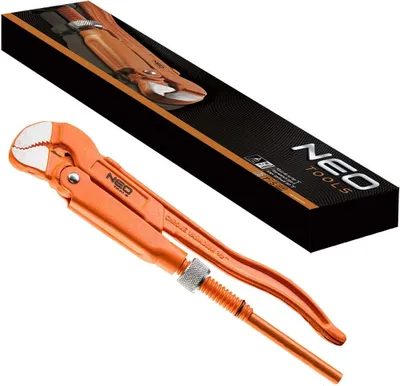 Produktbild von NEO TOOLS Rohrzange 02-120 235mm Chrom-Vanadium-Stahl