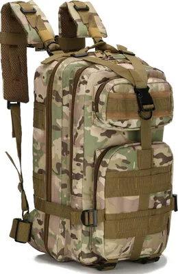 Immagine prodotto di Zaino militare, zaino unisex per attività all'aperto, viaggi ed escursioni; zaino militare tattico da trekking, zaino mimetico, modello CP