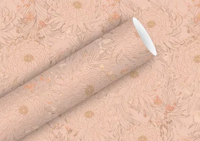 Produktbild von Braun & Company Geschenkpapier rosa 1,5 m x 70 cm