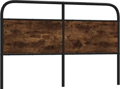 Immagine prodotto di Testiera rovere fumé 160 cm acciaio e materiale a base di legno