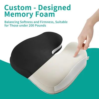 Produktbild von Omgoods – Ergonomisches Sitzkissen aus Memory-Schaum zur Schmerzlinderung