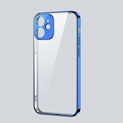 Produktbild von Joyroom JR-BP741 Apple iPhone 12 Mini Silikon TPU Schutz Tasche Hülle Cover Blau