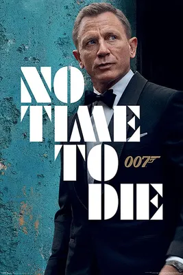 Productafbeelding van James Bond 007 - No Time To Die - Azure Teaser - Filmposter, 61x91,5 cm