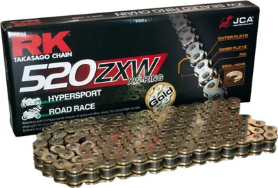 Produktbild von Rk 520 Zxw Rivet Xw Ring Drive Kette Silber 110 Links Silber 110 Links