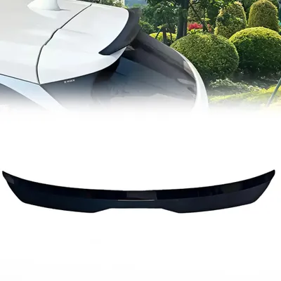 Image de Aileron arrière, déflecteur de toit arrière, modèle universel, aileron arrière de voiture, lèvre arrière de berline, aileron de coffre, aileron arrière, aileron de coffre, aileron de voiture