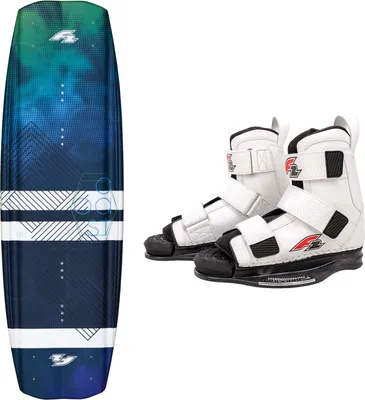 Produktbild von F2 Set Wakeboard Coast Ocean 138cm mit Wakebindung Team Boot L/XL