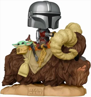 Productafbeelding van Star Wars: The Mandalorian - The Mandalorian & The Child op een Bantha 416 - Funko Pop! - Vinyl figuur